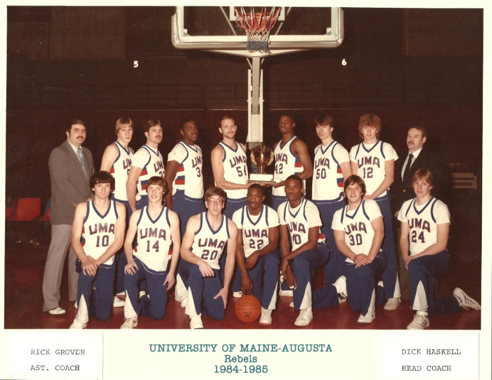 1984-85 Men's basketball team.